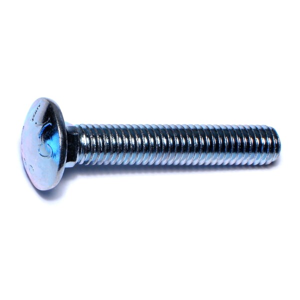 Midwest Fastener Carriage Bolt, Square Neck, 16 (Coarse), 2-1/4 in L, Steel, Zinc Plated, 50 PK 01098 - main